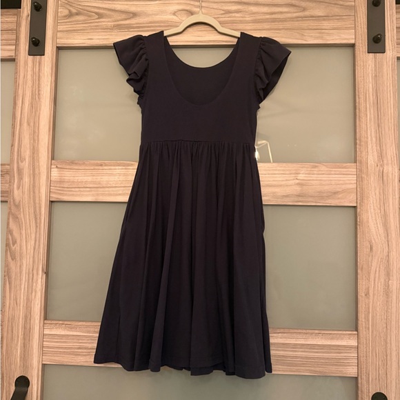 Elegant Navy Kids Dress - Picture 3 of 4
